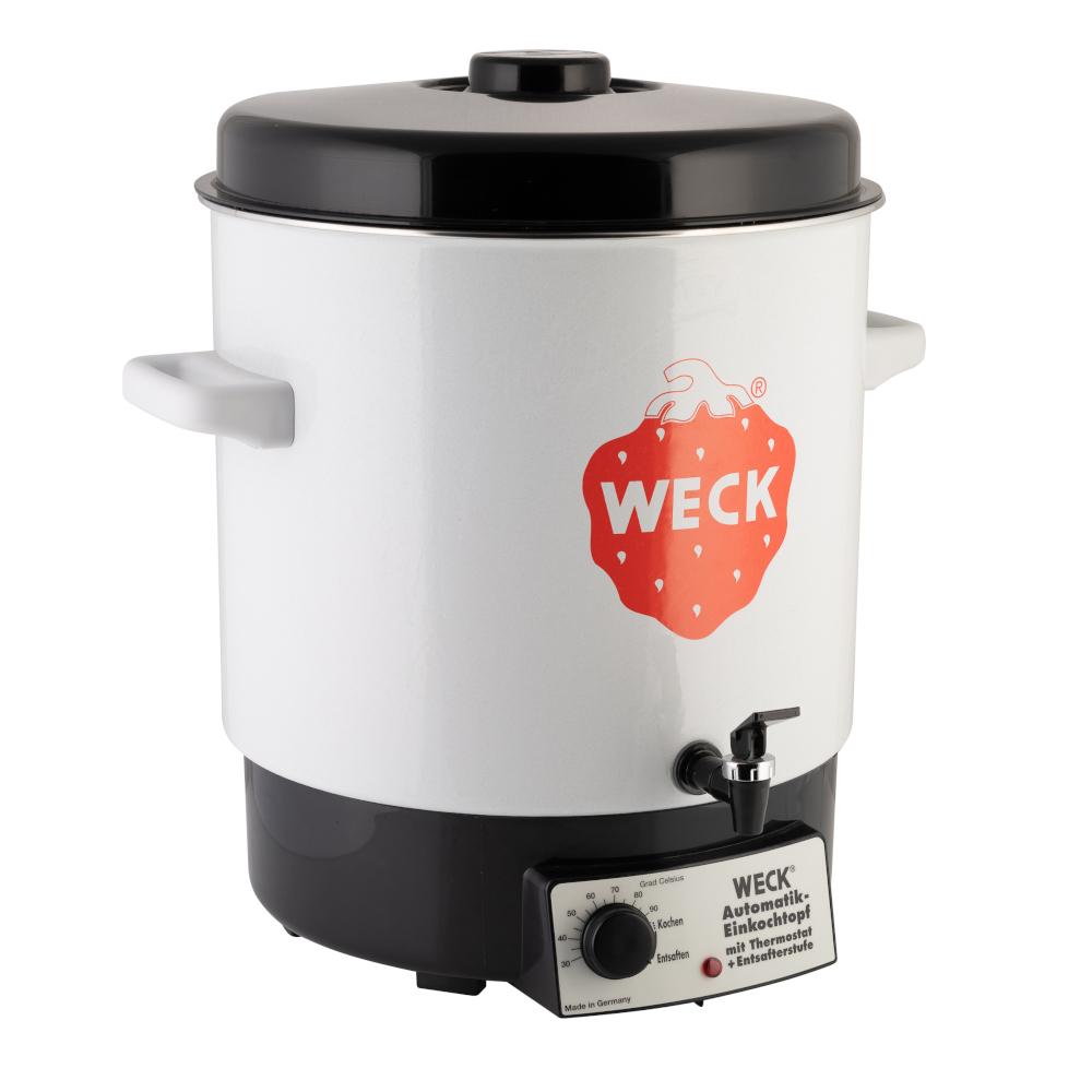WECK® Einkochautomat 29 Liter mit 2000 Watt und Auslaufhahn