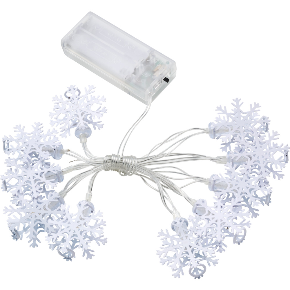 LED-Lichterkette mit 10 Silk-Kugeln Silber oder Gold image number 3