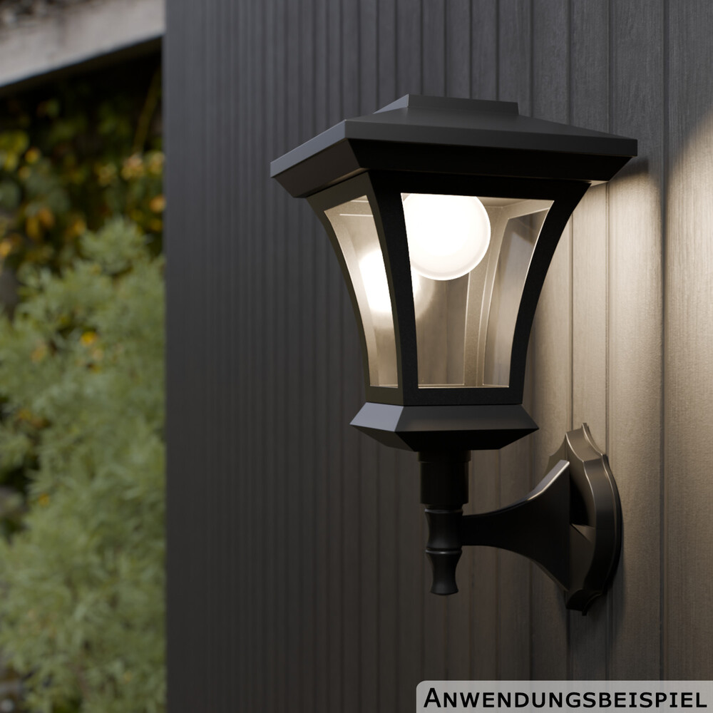 LED-Solarlaterne mit Wandhalterung image number 1