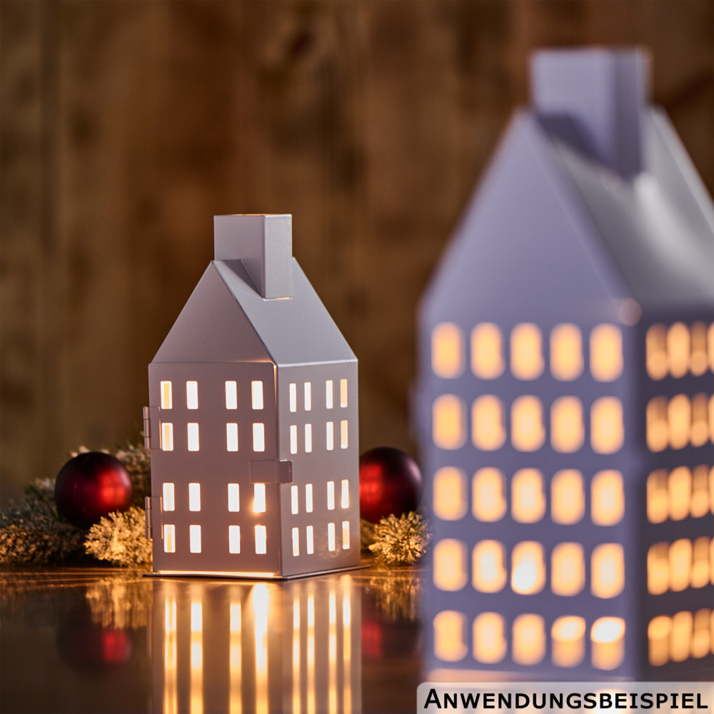 Dekohaus 20 cm aus Metall image number 3