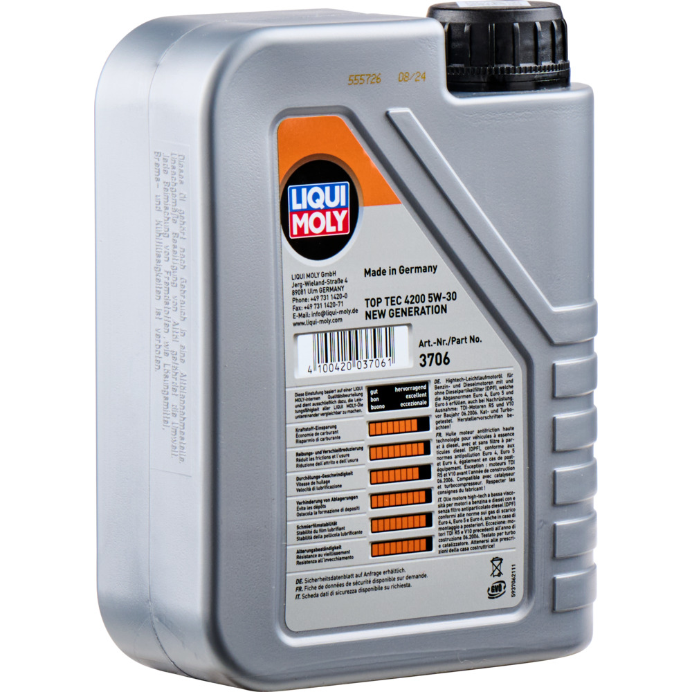 LIQUI MOLY 1 Liter Motorenöl Top Tec 4200 5W-30 image number 2
