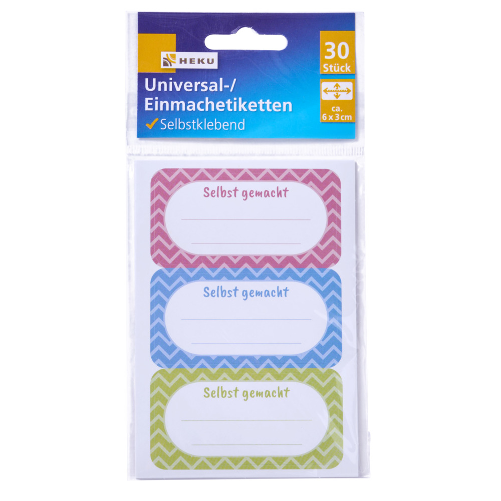 Einmach-Etiketten 30 Stück 30 x 60 mm selbstklebend image number 3