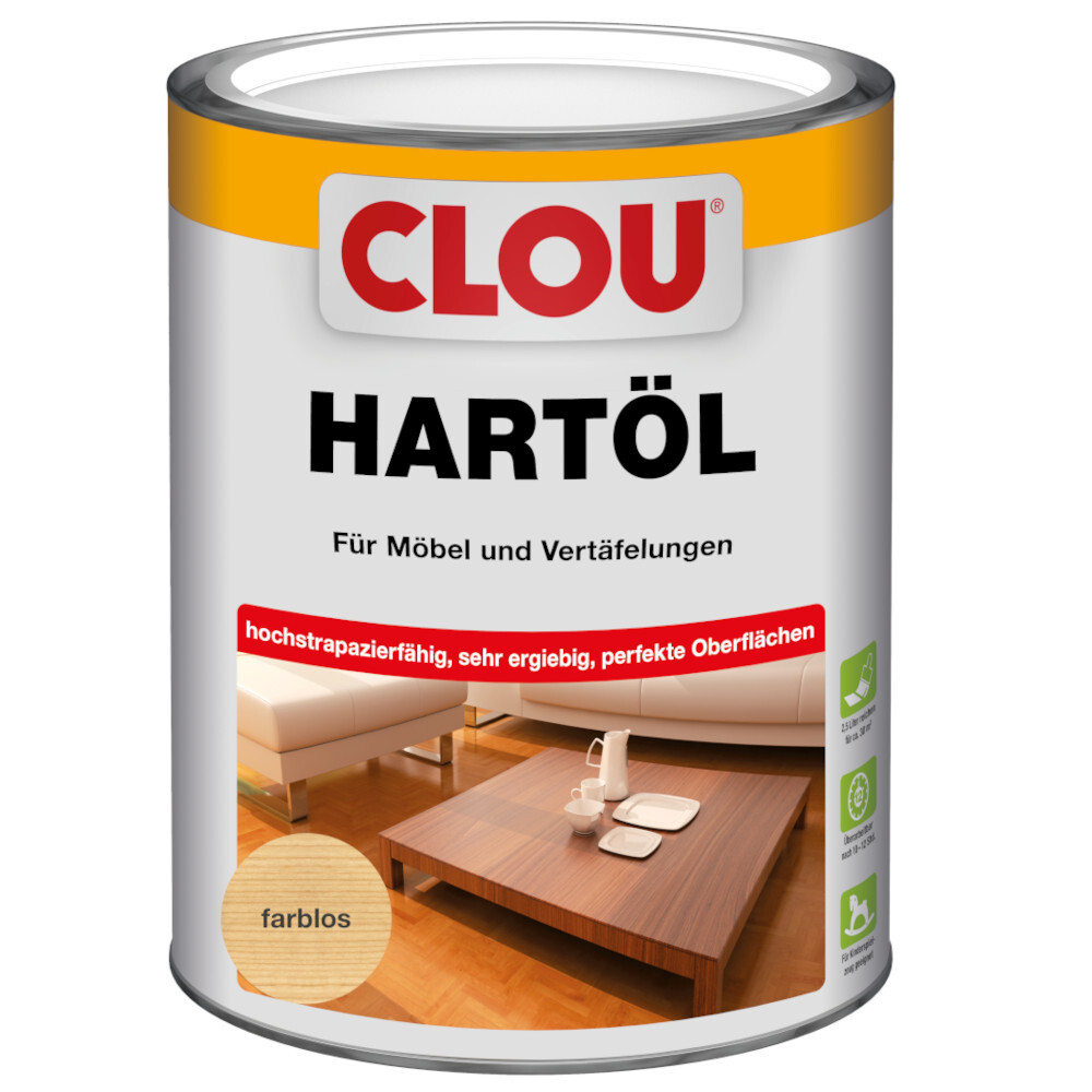 Clou Hartöl Nr. 0 farblos 2,5l