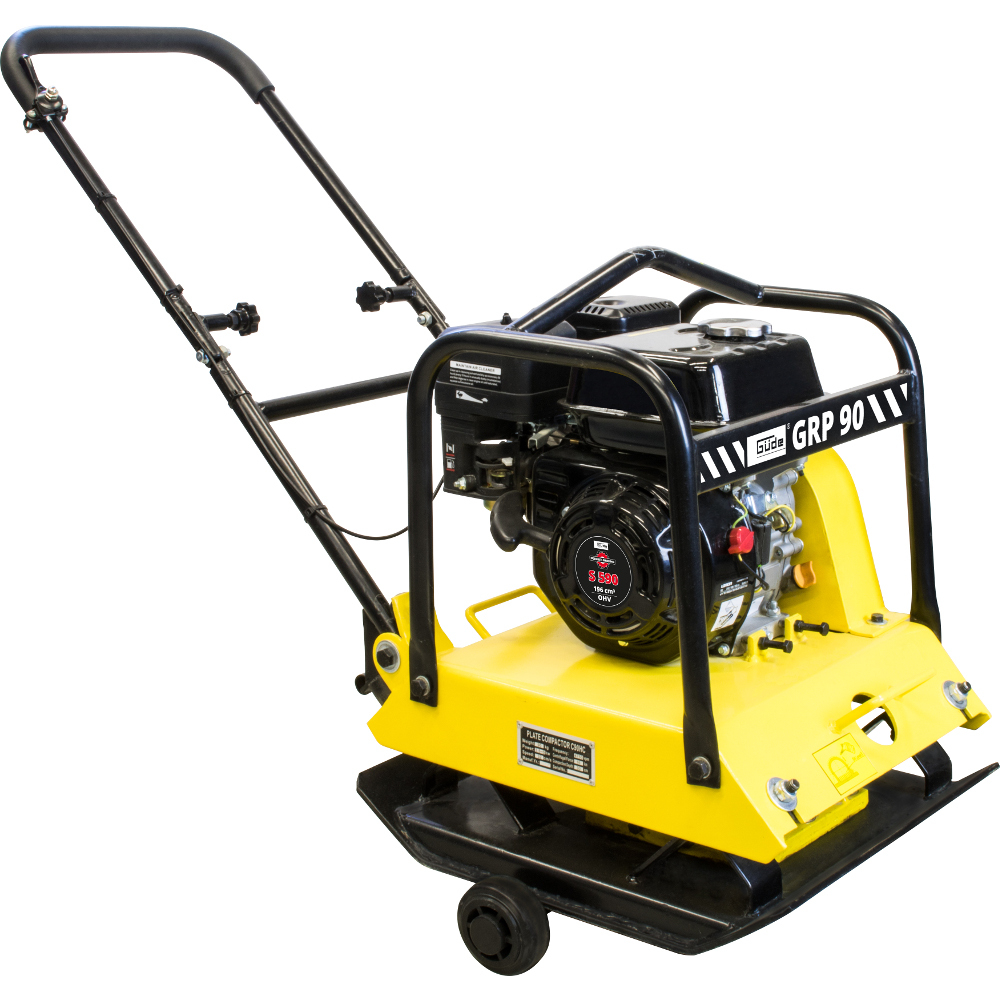 Güde® Rüttelplatte GRP 90 4-Takt Benzin mit 4,1 KW Motorleistung für Pflaster- und Ausbesserungsarbeiten image number 2