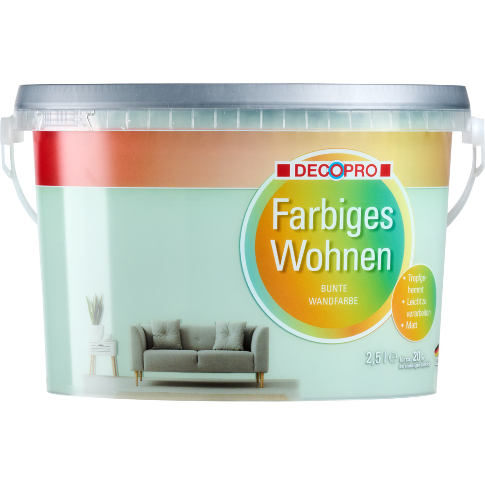 DECOPRO Farbiges Wohnen Wasabi 2,5 L image number 1