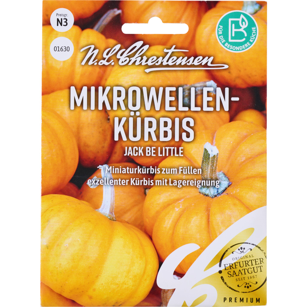 Saatgut Mikrowellen-K&uuml;rbis Jack Be Little image number 0