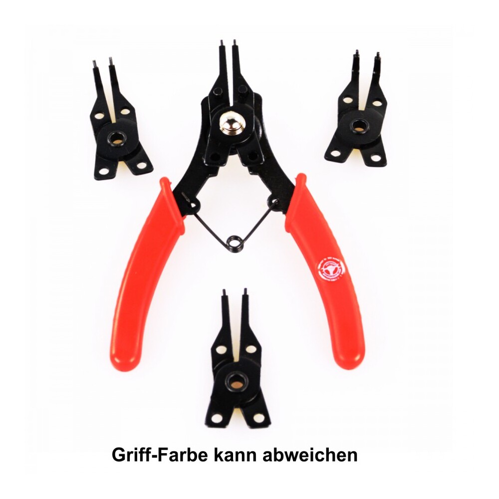 Sicherungsringzangen Set 5tlg. 160mm Sprengringzange Seegeringzange Zange