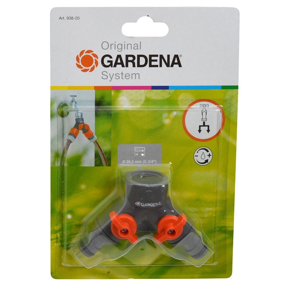 Gardena 2-Wege Ventil G3/4" 26,5 mm aus Kunststoff