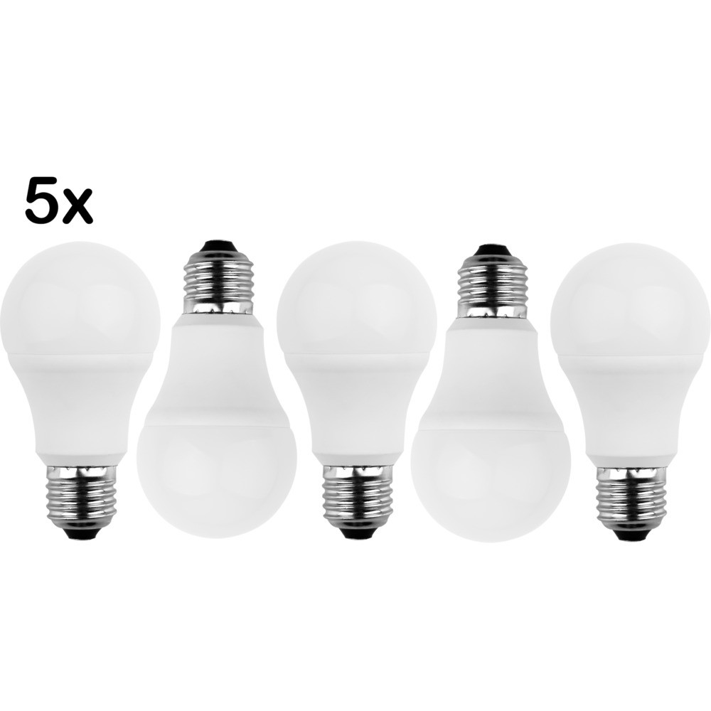 LED-Lampe in Birnenform SMD 8,8 Watt E27 5er Set