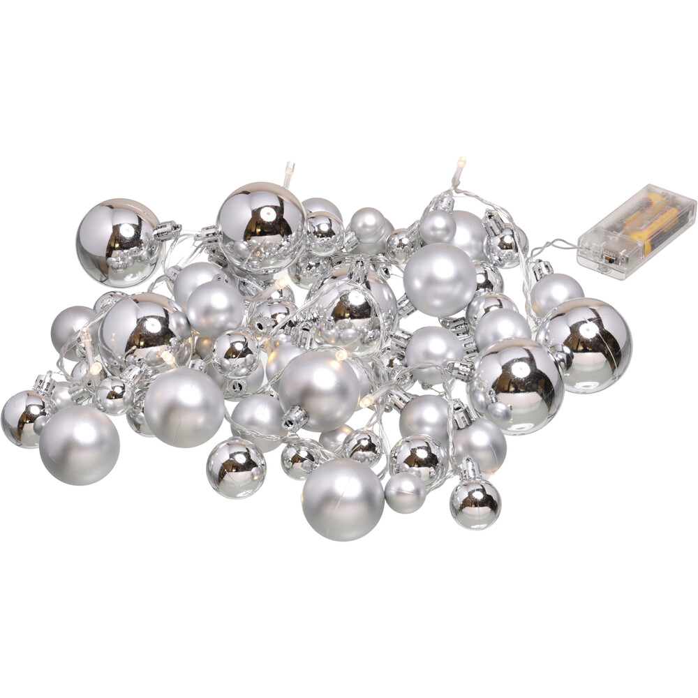 Kugel-Lichterkette mit 20 LEDs - 3-fach sortiert image number 2
