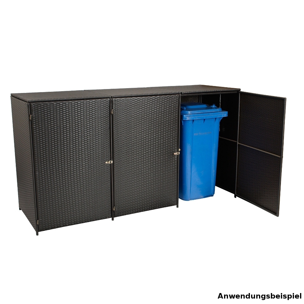 Mülltonnenbox für drei Mülltonnen je 120 Liter image number 1