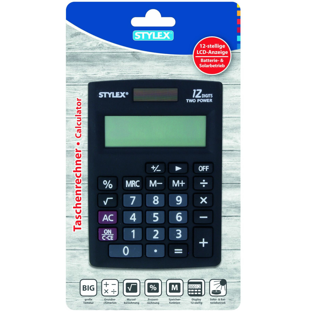 Taschenrechner mit 12-stelliger LCD-Anzeige image number 1