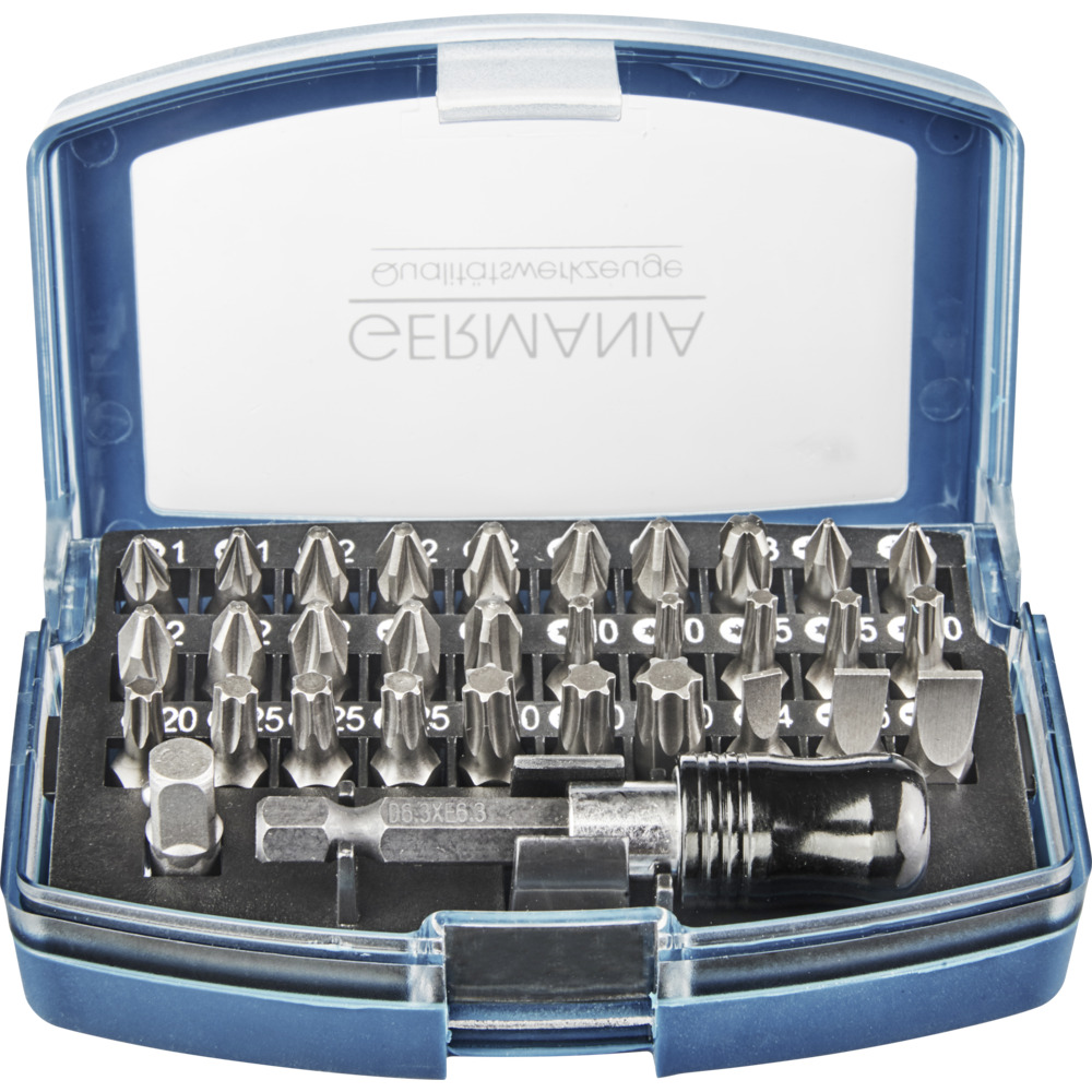 GERMANIA® Bit-Satz 32-teilig inkl. Aufbewahrungsbox image number 1