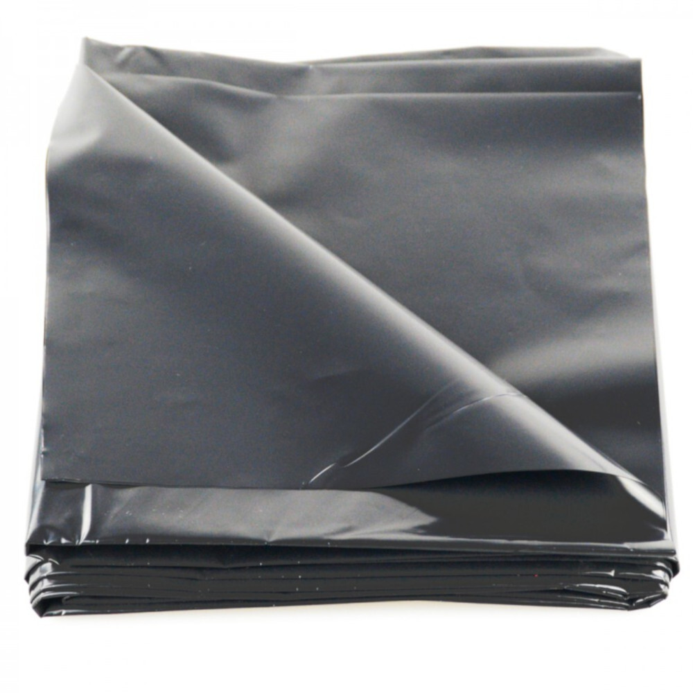 Baufolie 6 m² 2 x 3 m 80my schwarz