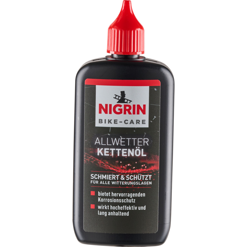 Nigrin Fahrrad Kettenöl Allwetter, 100 ml