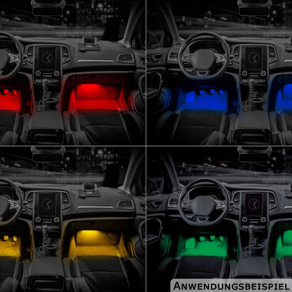 APA Kfz LED Innenraumbeleuchtung Farbwechsel 12V image number 6