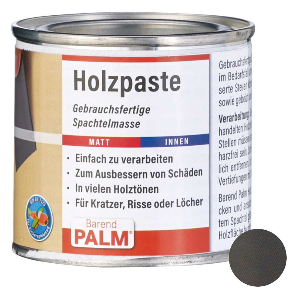 Barend Palm Holzpaste Eiche-Dunkel 150 g image number 0