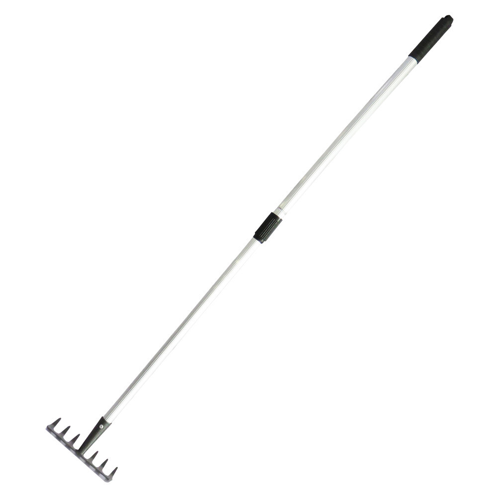 Gartengeräte mit Alu-Teleskopstiel in verschiedenen Ausführungen image number 1