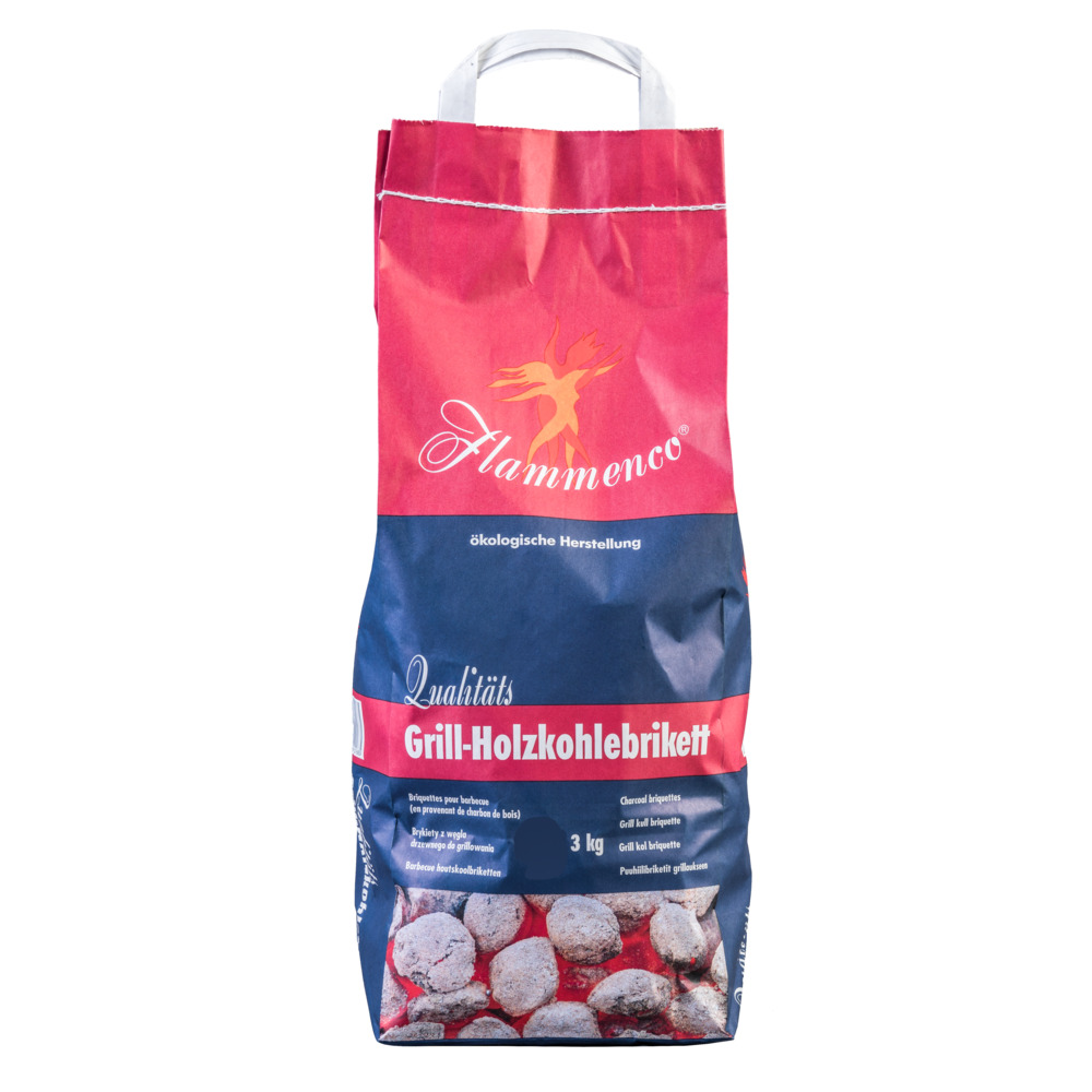 Flammenco Grillkohle Briketts 3kg image number 1