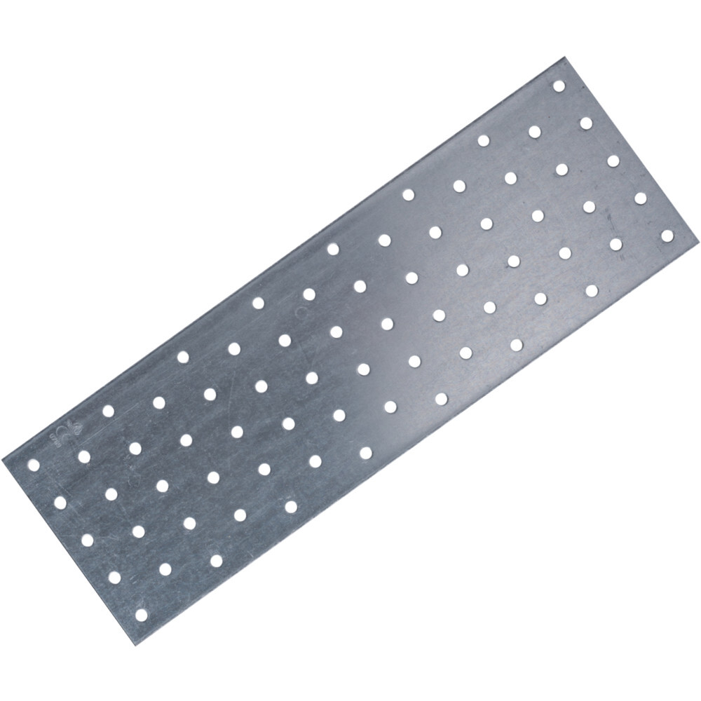 Lochplatten 100 x 300 mm aus verzinktem Stahl