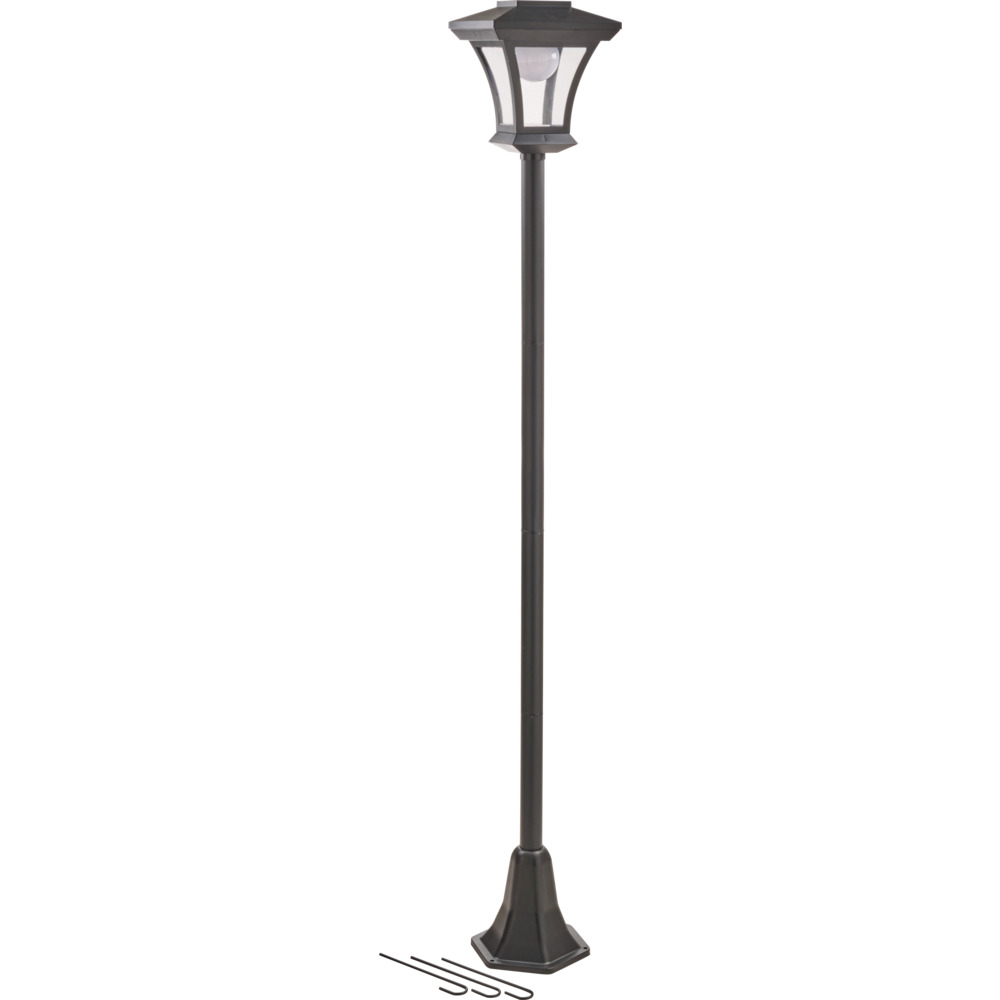 LED-Solarlaterne 180 cm mit Befestigungsmaterial