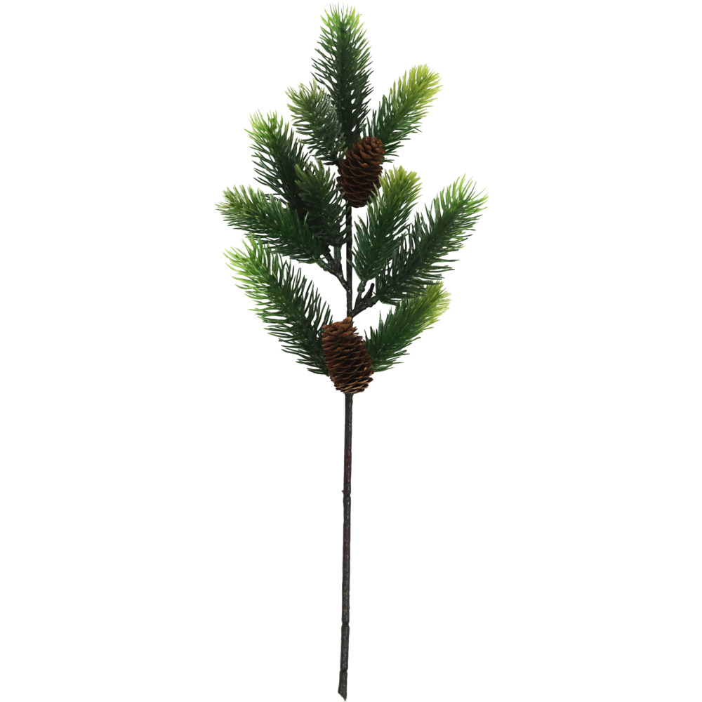 Deko-Pinienzweig künstlich 48 cm