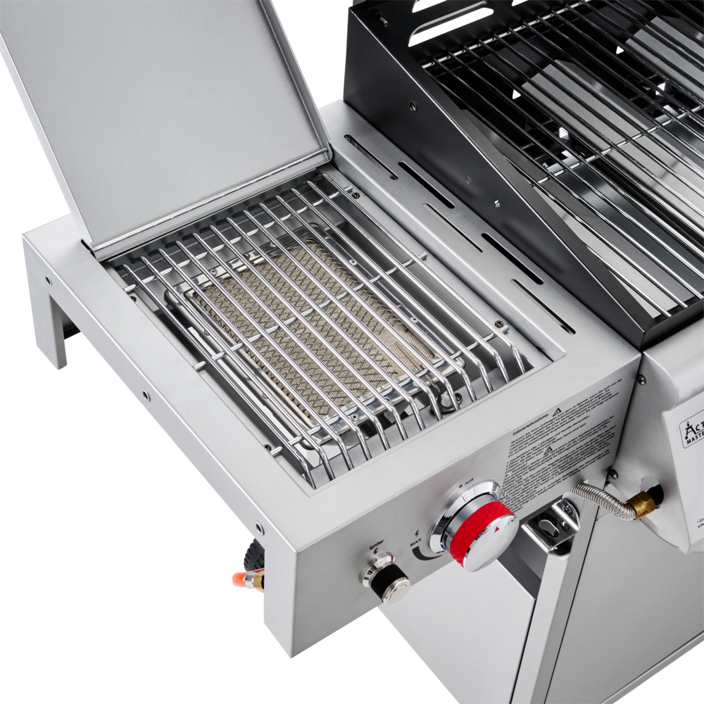 Gasgrill fahrbar Infrarot-Steak Zone silber-schwarz image number 6