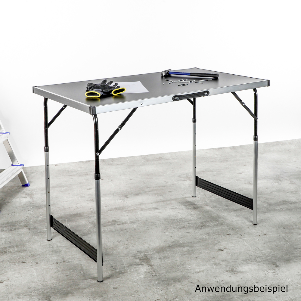 Universal Klapptisch Aluminium 4fach h&ouml;henverstellbar image number 8