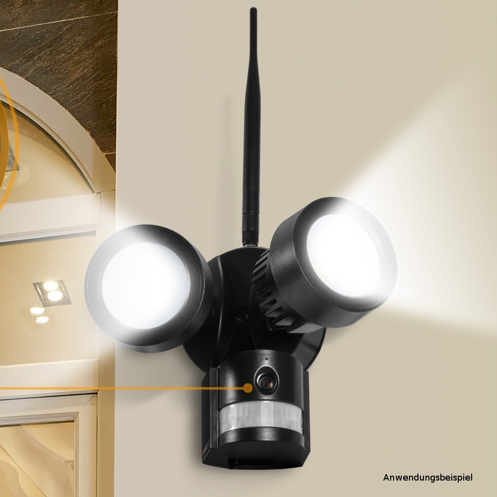 Technaxx HD IP-Kamera TX-83 Outdoor mit Flutlicht image number 7
