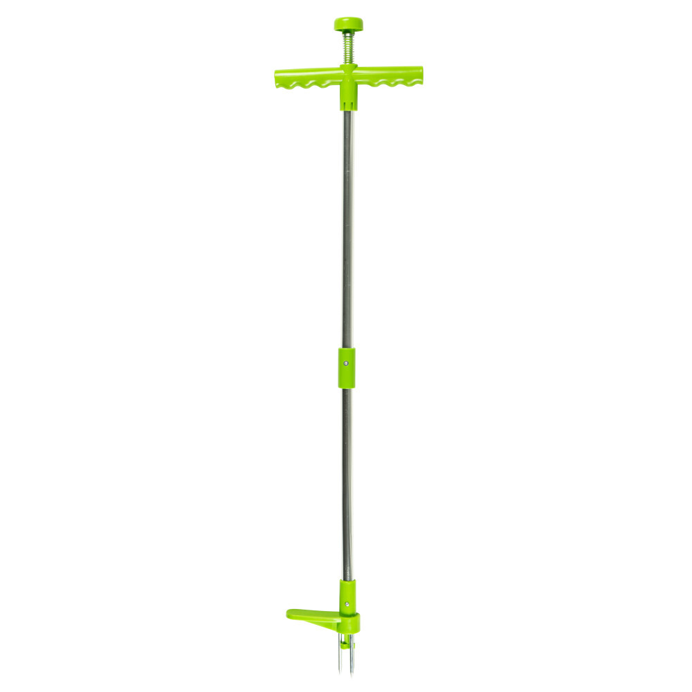 Unkrautstecher 100 cm mit Alurohrstiel und Federmechanismus