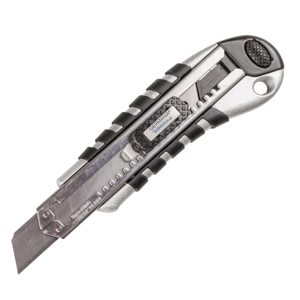 GERMANIA® Cuttermesser Metall 18 mm grau/schwarz