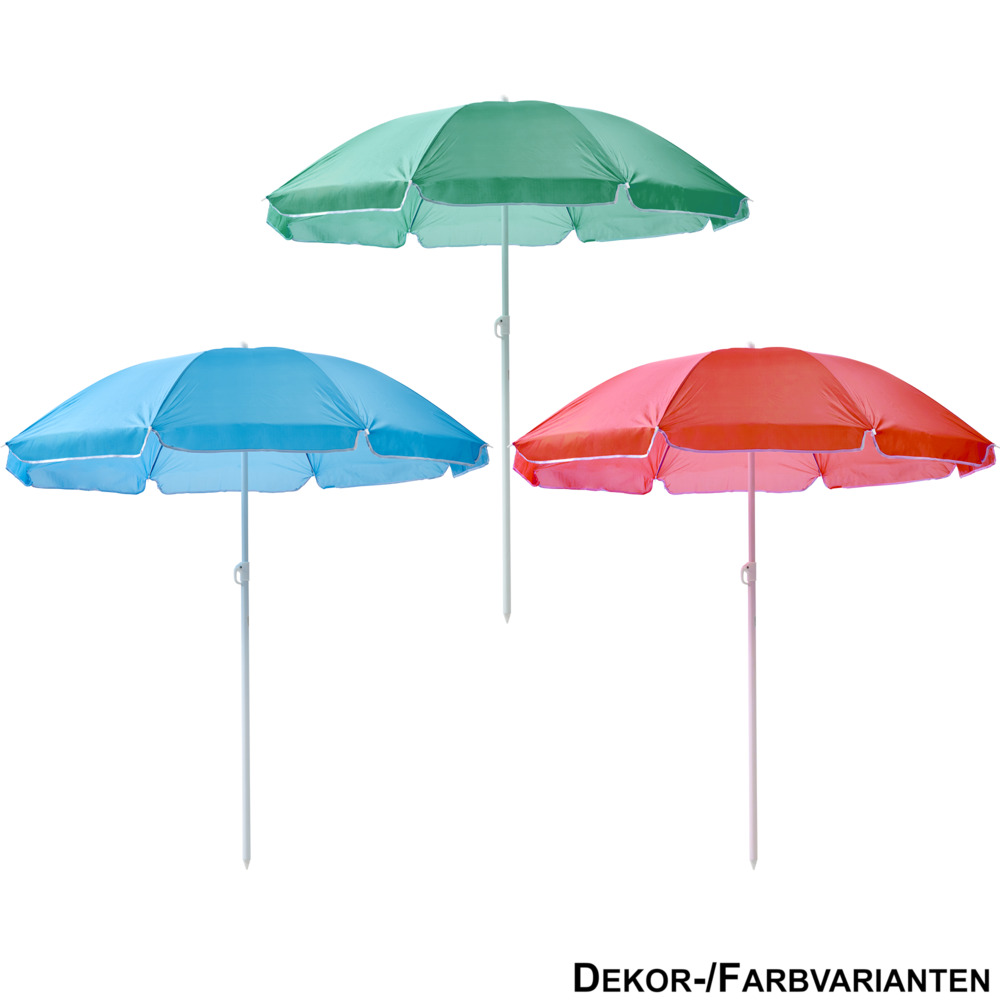 Strandsonnenschirm Ø 152 cm - Farbauswahl image number 0
