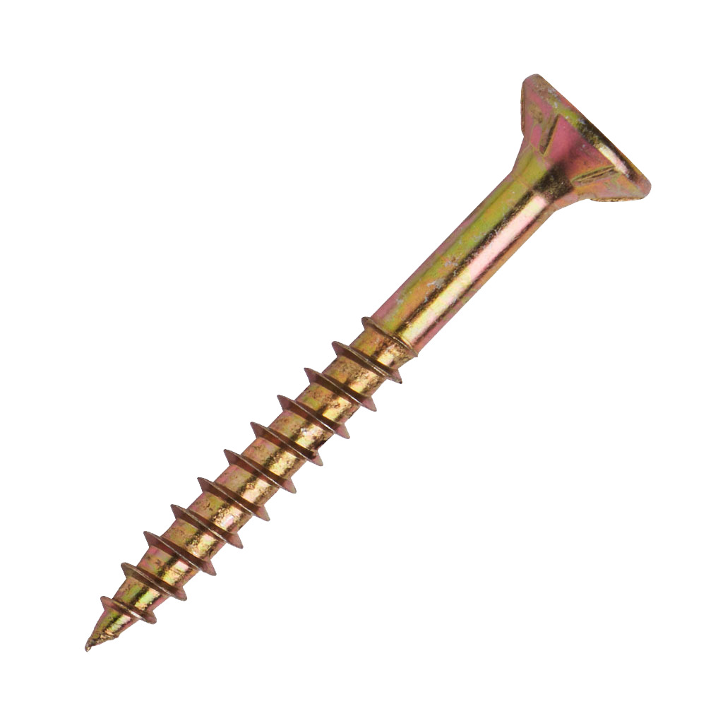 Spanplattenschraube 6,0 x 50 Senkkopf Teilgewinde IVZ 1 kg image number 1