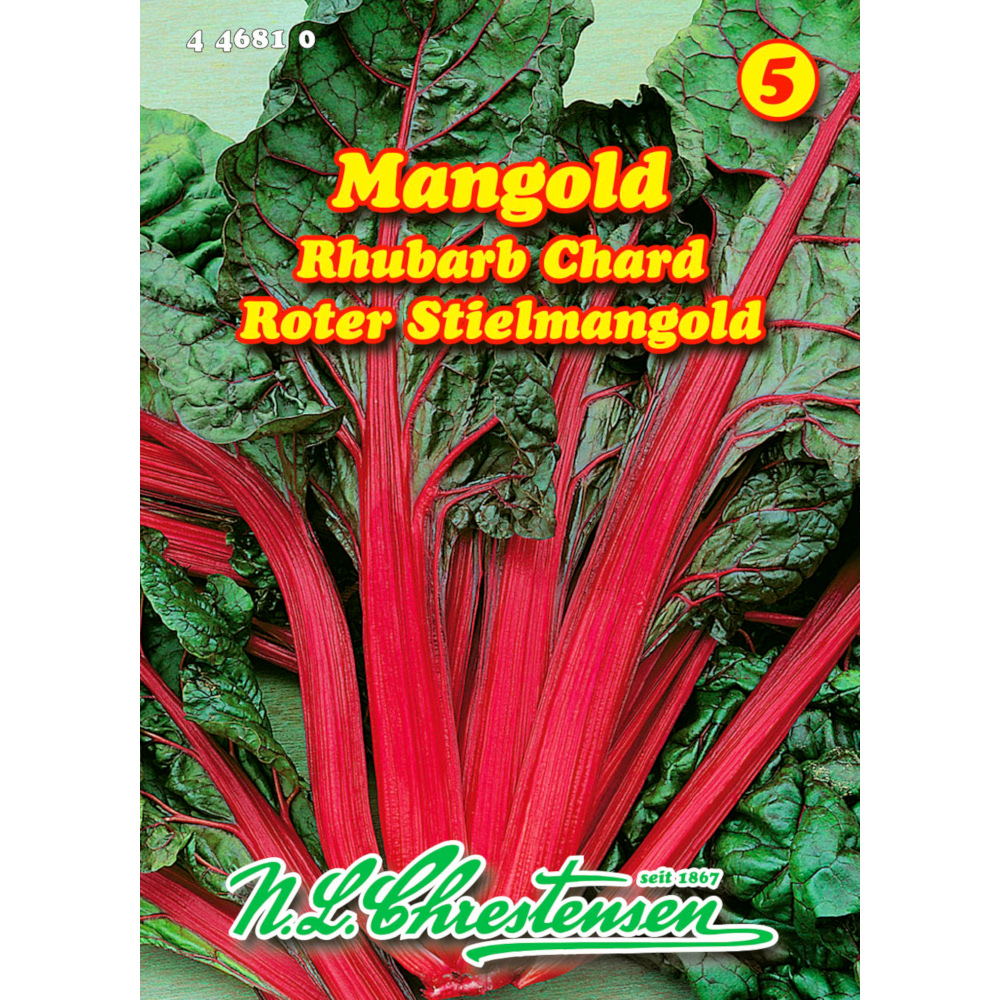 Saatgut Mangold Rhubarb Chard ca. 5 laufende Meter image number 0