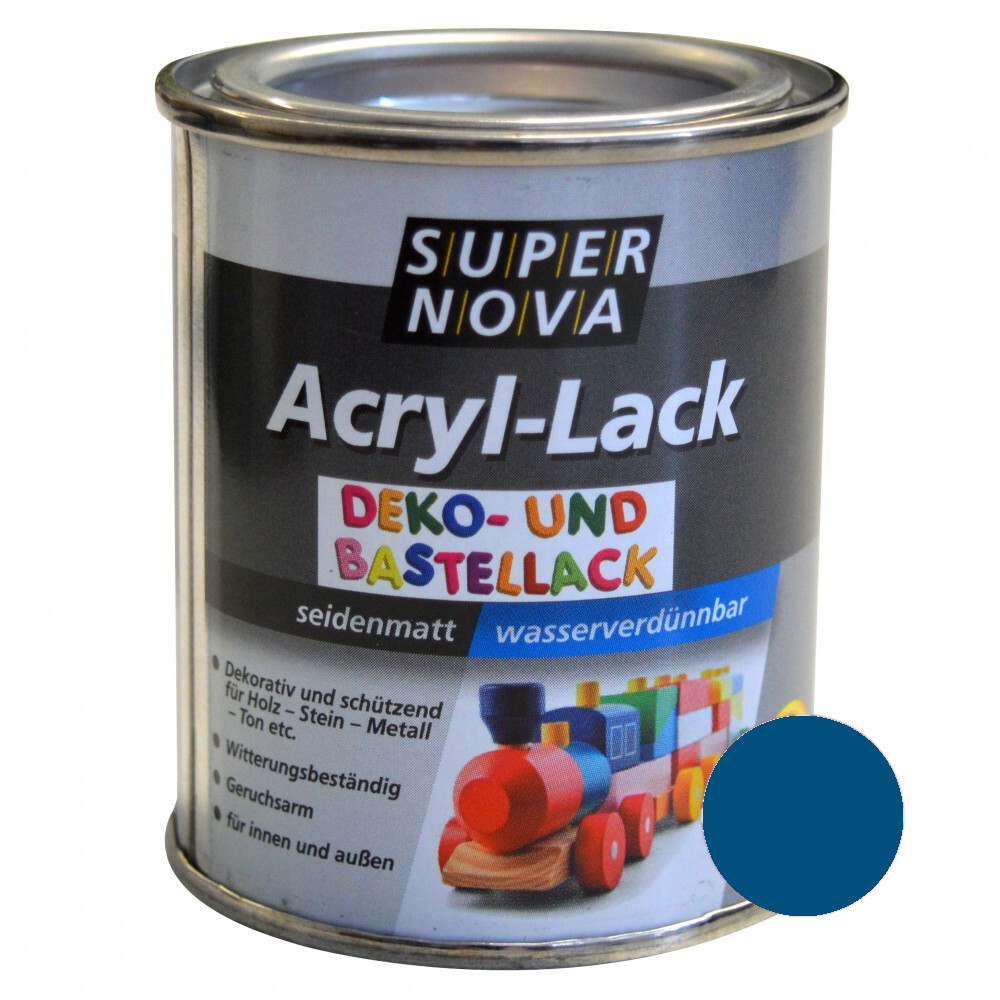 Super Nova Acryl Lack königsblau seidenmatt für innen und außen image number 0
