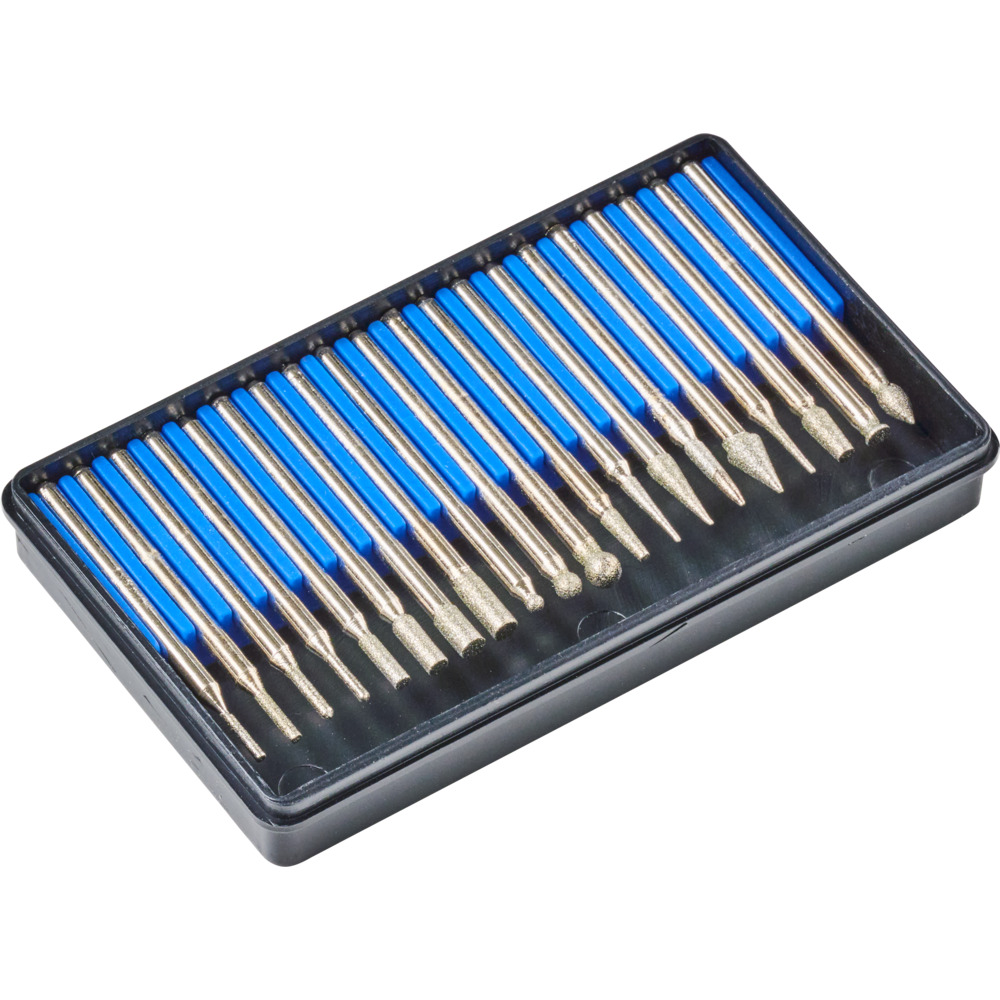 Diamantschleif- und Fr&auml;swerkzeug-Set 20-teilig