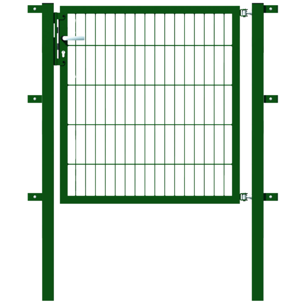 Gartentor Flexo aus Metall grün, Höhe 100 cm
