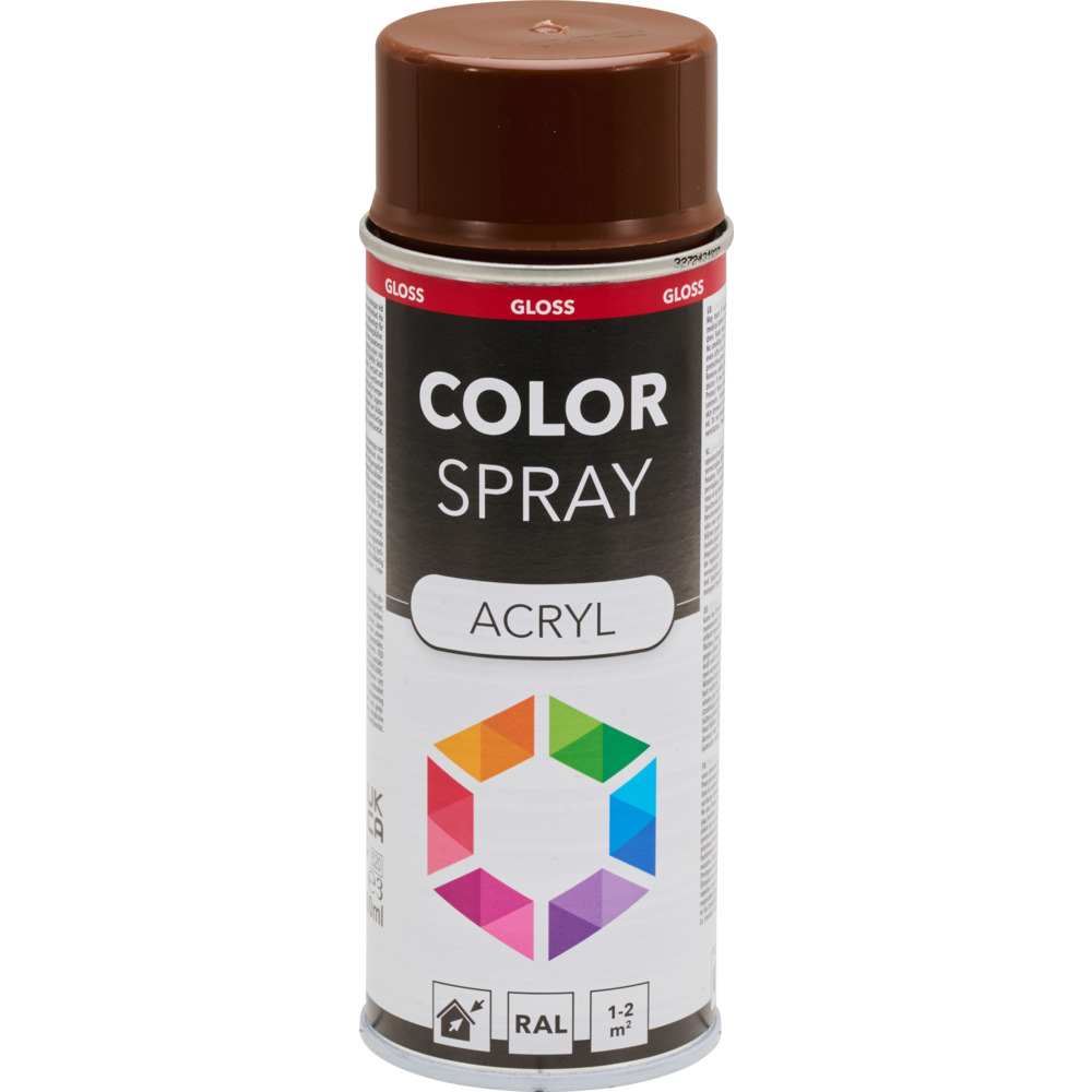 Lackspray 400 ml Acryl RAL8011 nussbraun glänzend image number 1