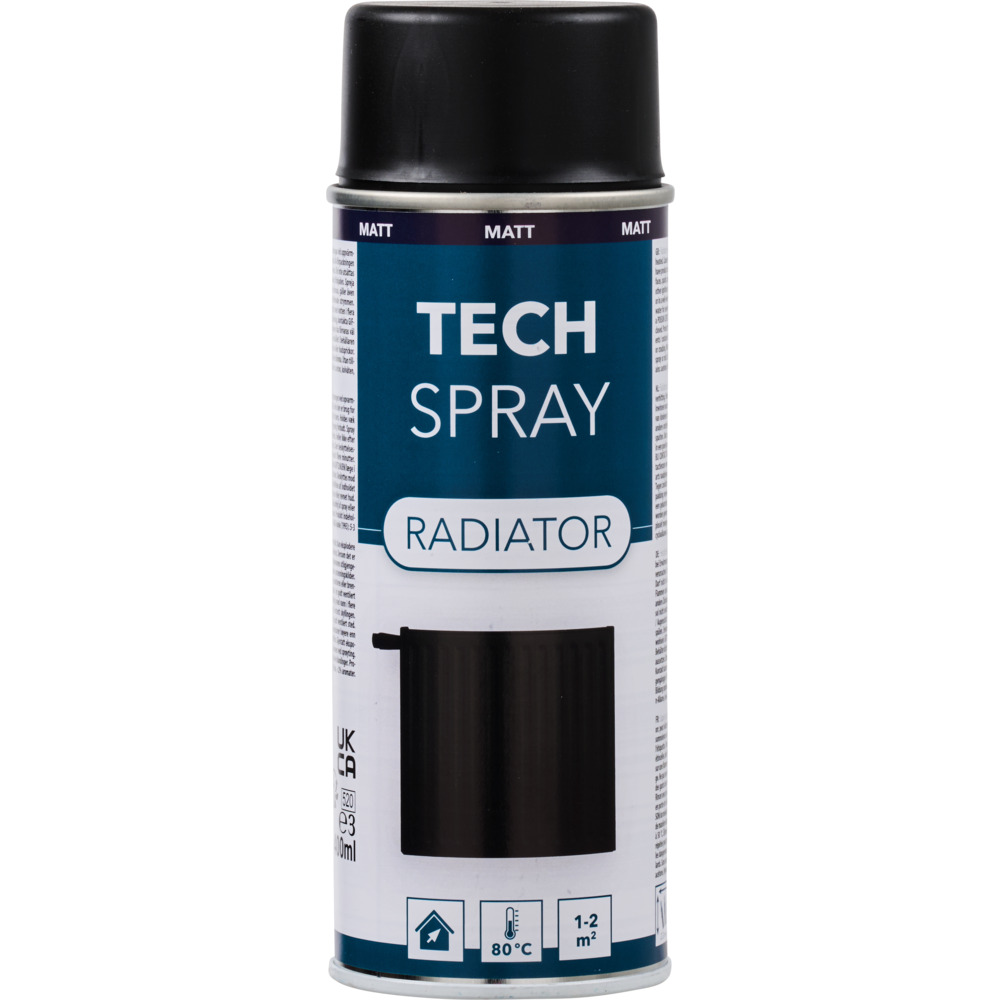 Heizkörperlack Tech Spray schwarz 400 ml