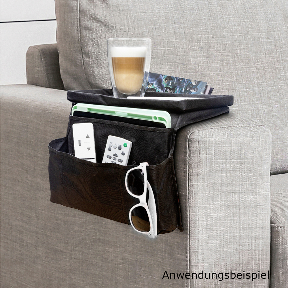 Sofa Organizer schwarz, 31 x 55 cm image number 1
