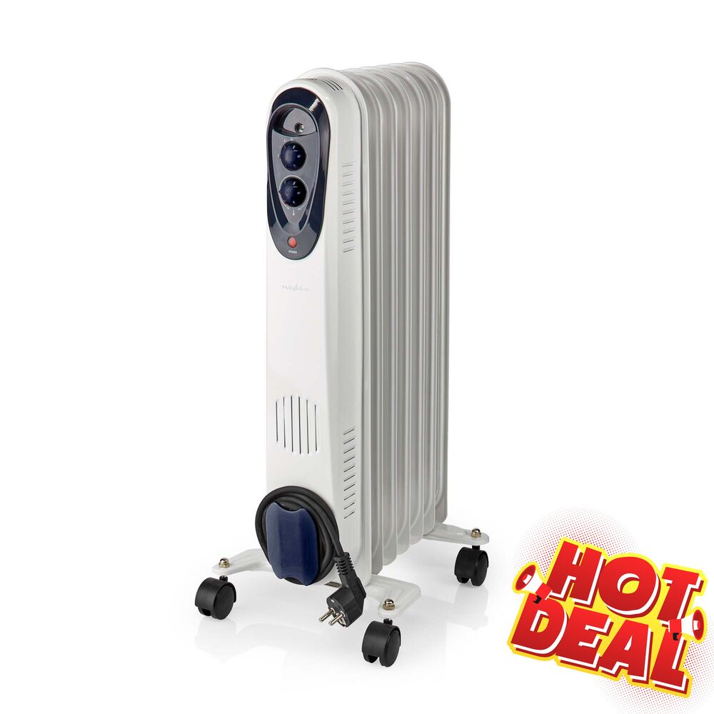 mobiler &Ouml;l-Radiator mit 3 Leistungsstufen 600-1500 W