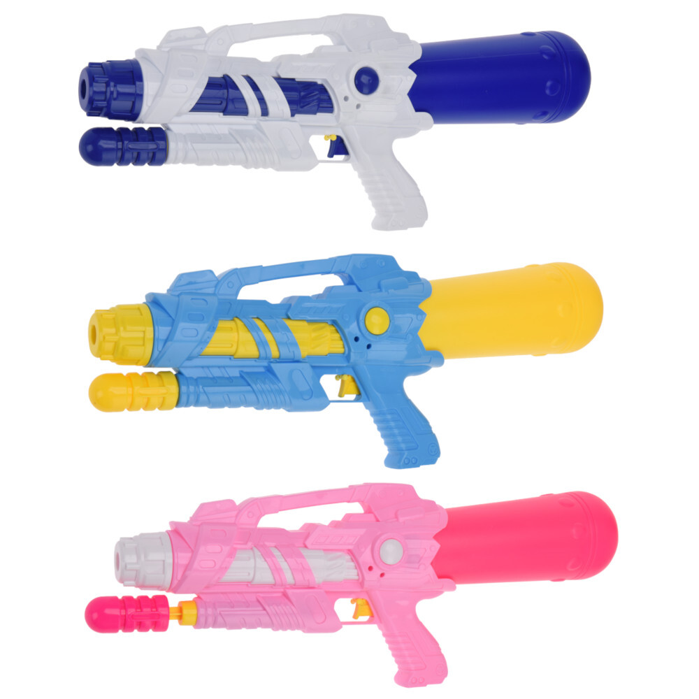 Wasserpistole aus Kunststoff 48 cm mit Wassertank image number 0