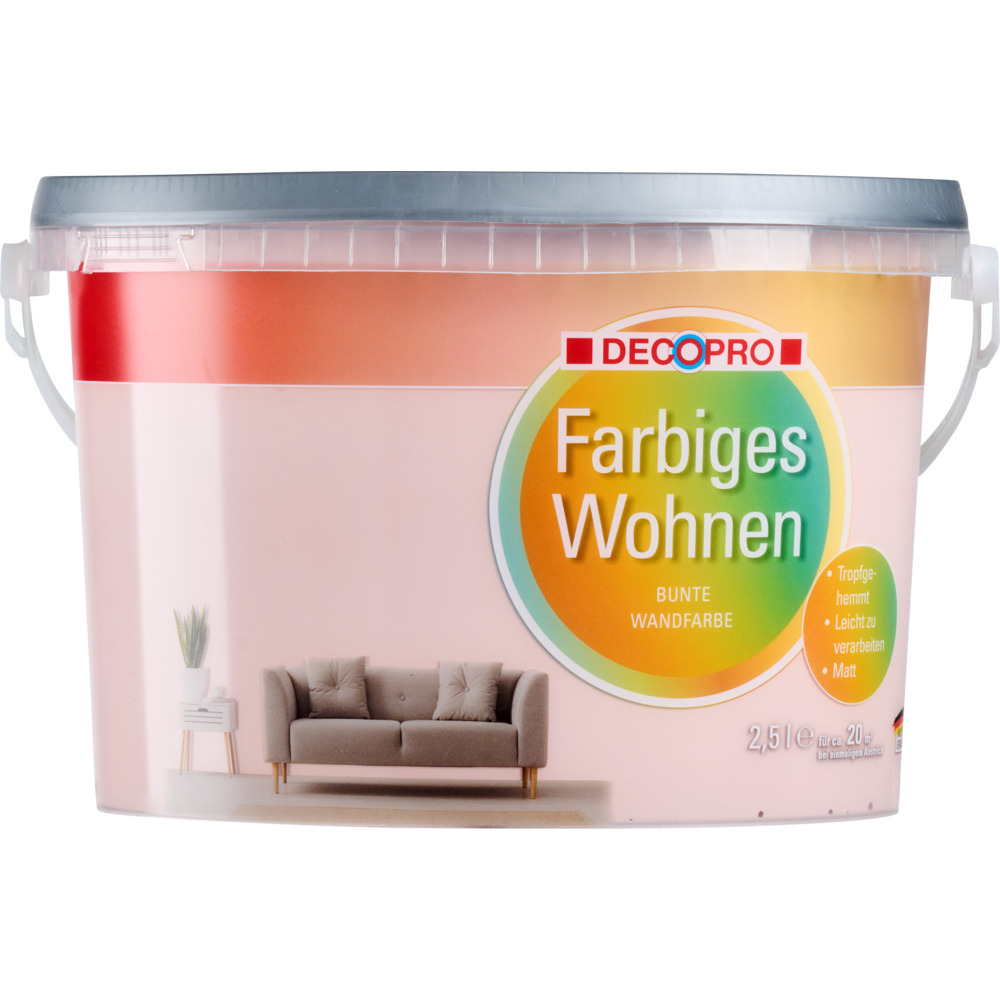 DECOPRO Farbiges Wohnen Ros&eacute; 2,5 L image number 1
