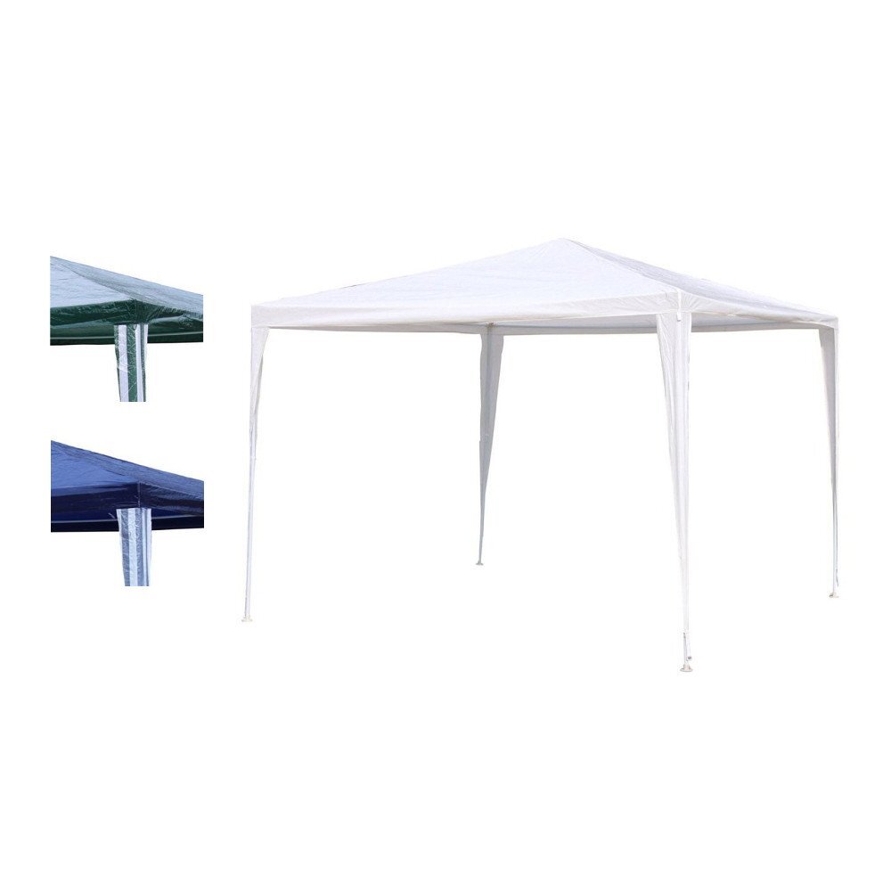 Pavillon Metall 3 x 3 m weiß