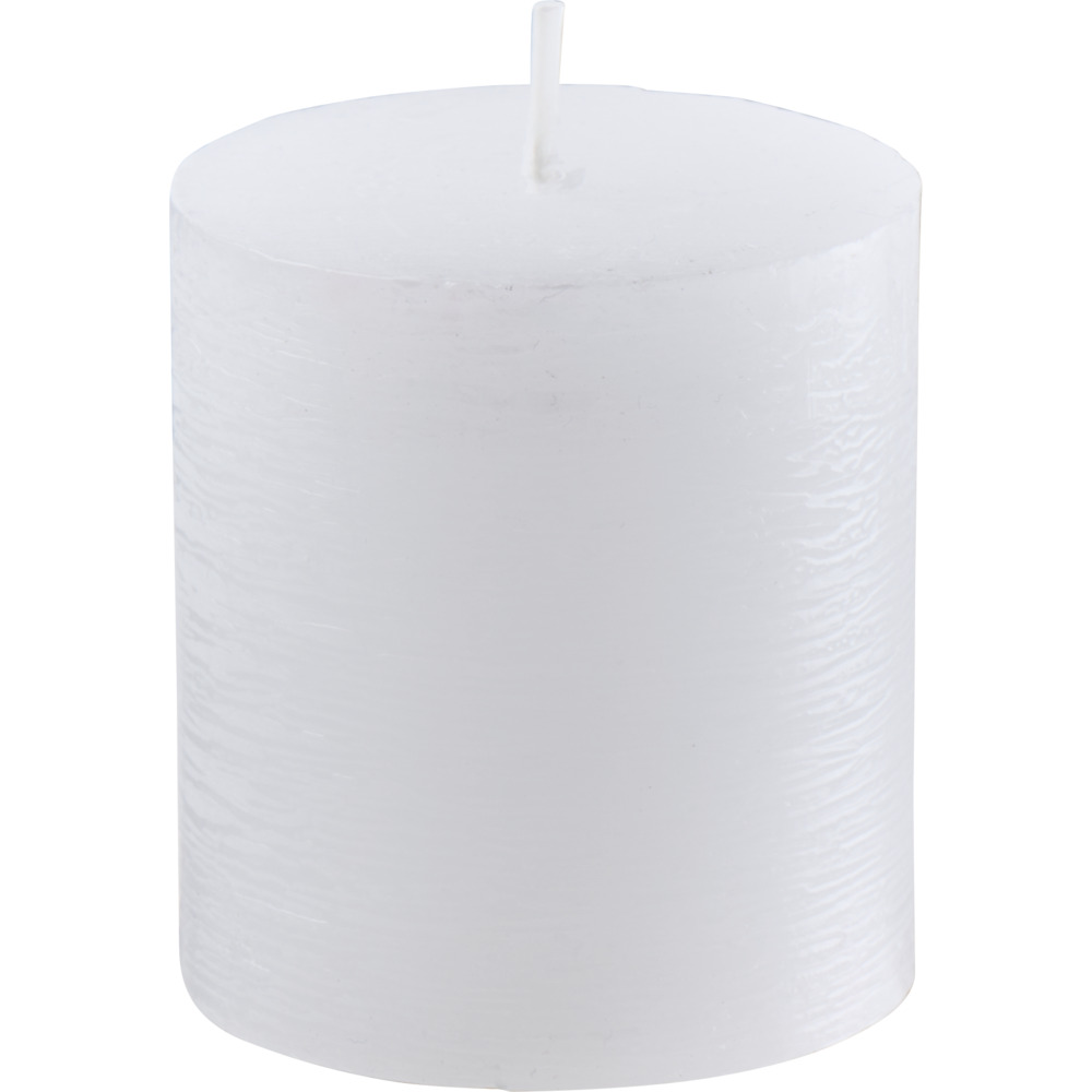 Müller Polar Stumpenkerze 75 x Ø 68 mm weiß