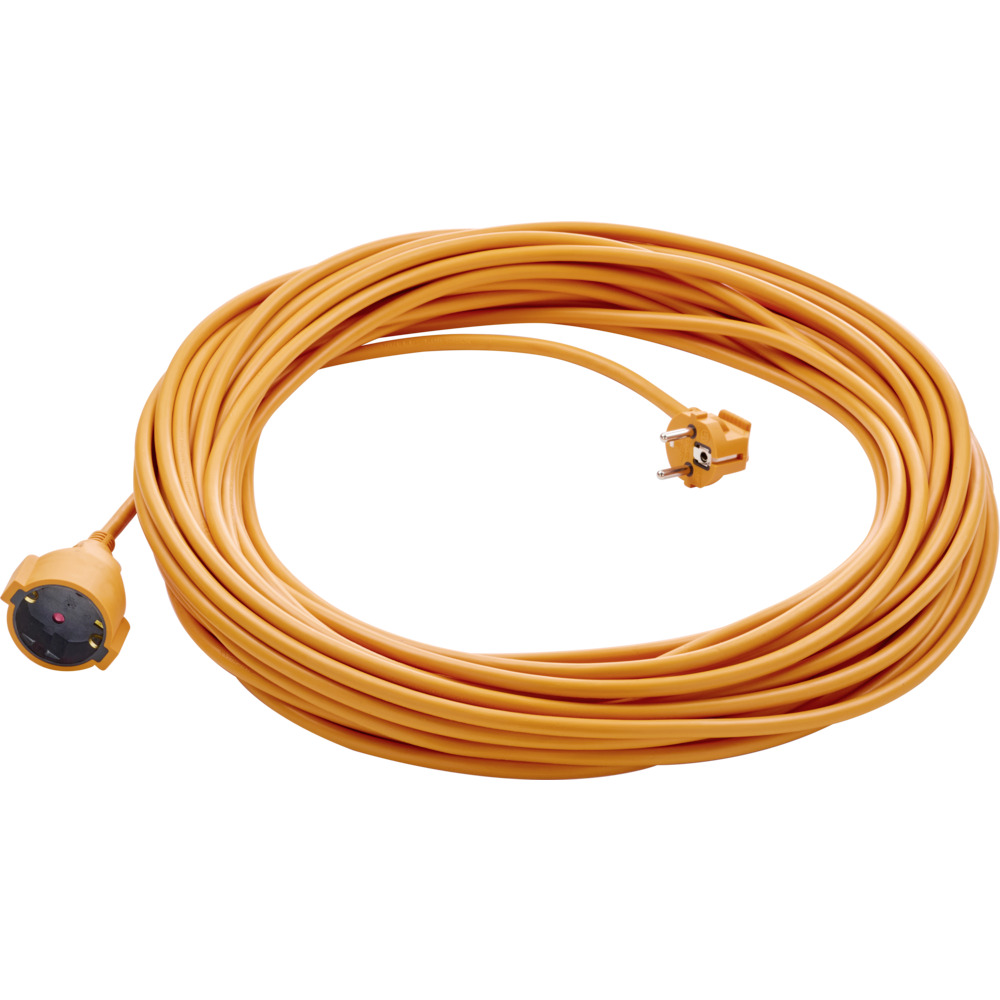Verlängerungskabel Schutzkontakt orange, 25 m