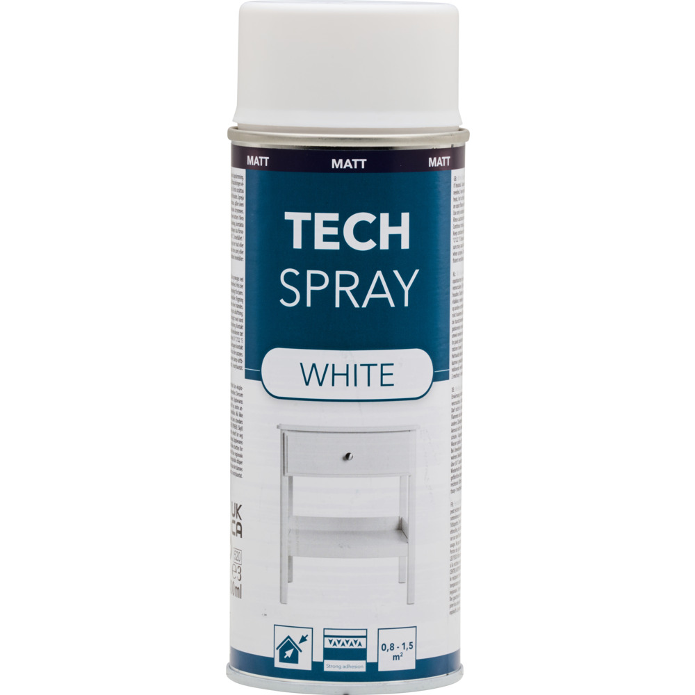 Tech Spray matt Weiß 400 ml