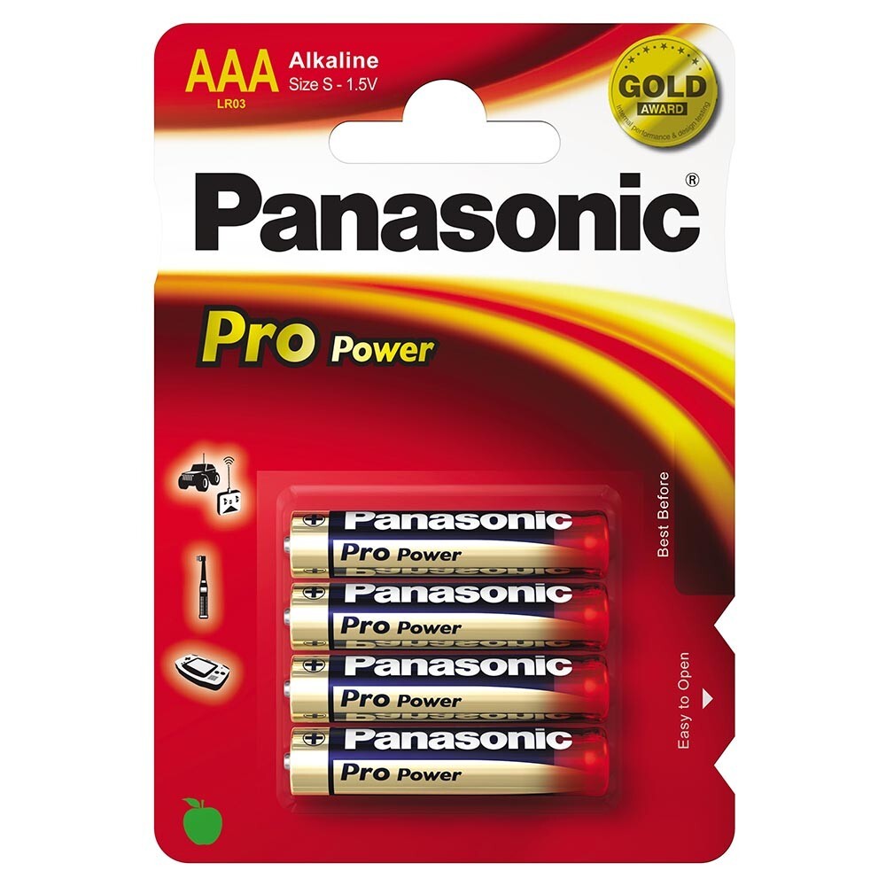 Panasonic Pro Power Batterien-Set AAA 4 Stück, nicht wiederaufladbar image number 0
