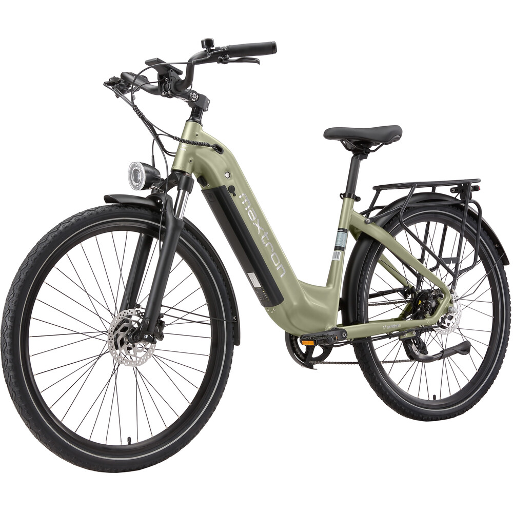 Trekking E-Bike Maxtron "Marathon" 28" gr&uuml;n-metallic image number 1