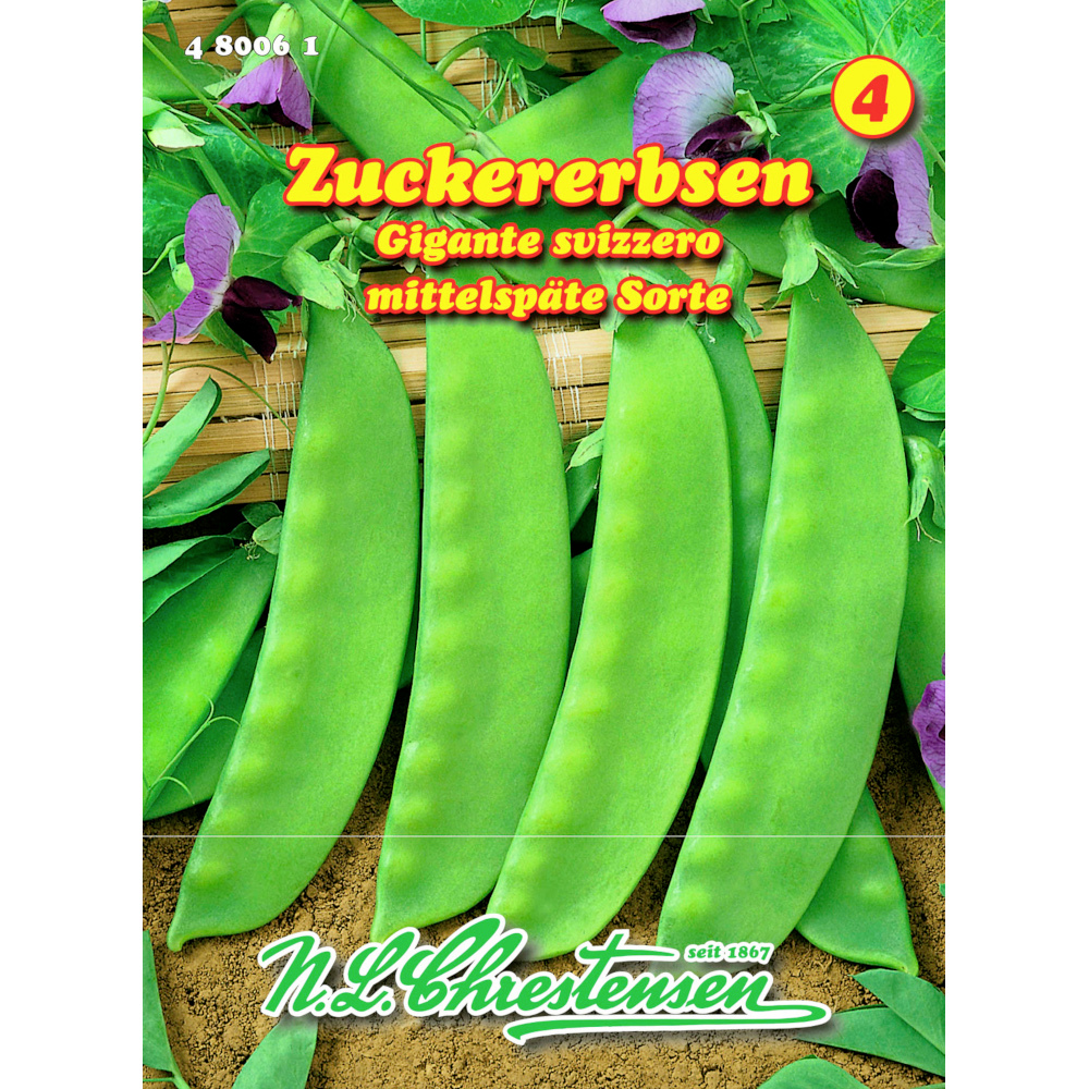 Saatgut Zuckererbse Schweizer Riese PG 4 image number 0